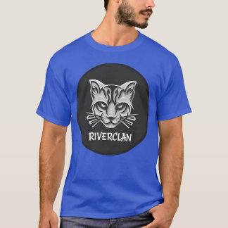 T-shirt Chat guerrier Riverclanhunderclan ami