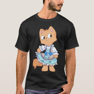 T-shirt Chat habillé