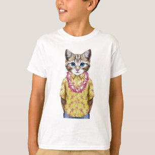 T-shirt Chat hawaïen de Kitty