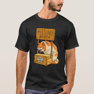 T-shirt Chat Hisser Booth Libre Hisses Kitty Hiss Chat