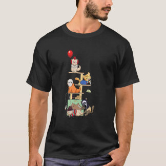 T-shirt Chat Horrofilms Arbre à Chat Propriétaire de Chat