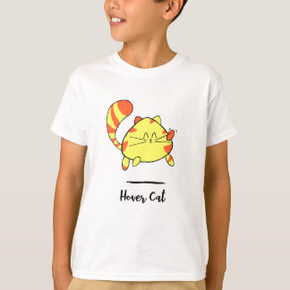 T-shirt Chat Hover Fun Cartoon Chemise Chat pour enfants