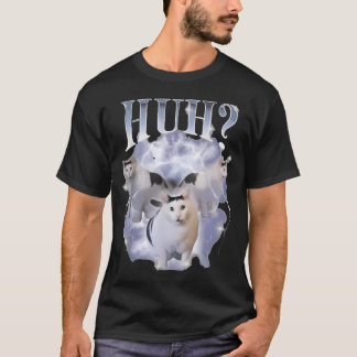 T-shirt Chat Huh Chonky Mème Amoureux des Chats