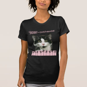 T-shirt Chat-itude fou de Felix dans le rose