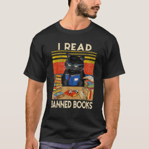 T-shirt Chat J'ai lu des livres interdits Bookworms Lectur