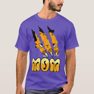 T-shirt Chat Jaune Maman Casse Mignonne Chat Maman Fête de