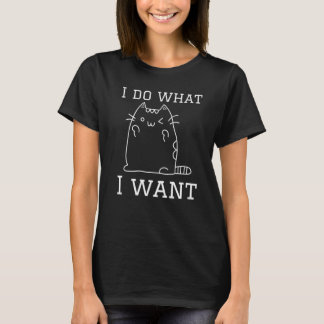 T-shirt Chat Je Fais Ce Que Je Veux Avec Mon Chat  7