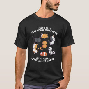 T-shirt Chat Je Min Fiche De Ce Que Les Autres Pensent De