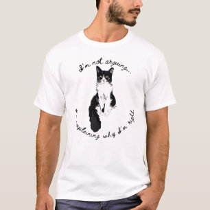 T-shirt Chat "Je ne prétends pas que j’explique pourquoi j