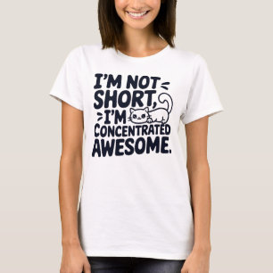 T-shirt Chat Je ne suis pas court Je suis concentré Awesom