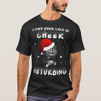 T-shirt Chat Je Trouve Votre Manque De Soirée Dérangeante 