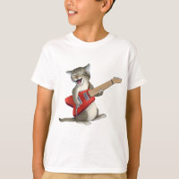 Chat Jouer de la guitare