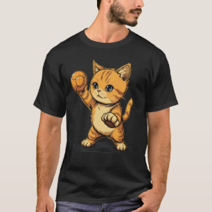 T-shirt Chat joueur de dodgeball sur dodgeball