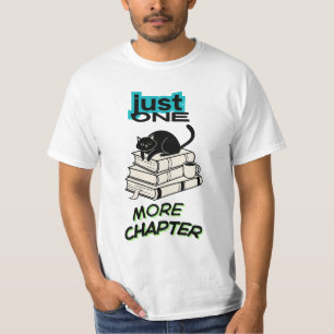 T-shirt Chat Juste Un Chapitre de Plus