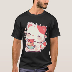 T-shirt Chat kawaii