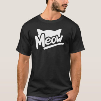 T-shirt Chat Kitty Meow avec Cute Kitten Ears