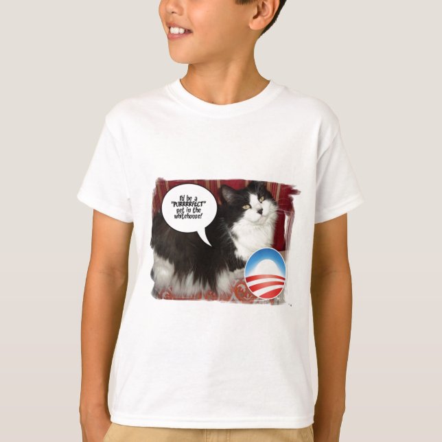 T-shirt Chat Kitty pour animal de compagnie Whitehouse (Devant)