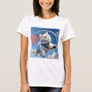 T-SHIRT CHAT LADIES POUR KAMALA