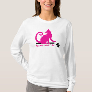 T-shirt Chat Ladies pour Kamala Kamala Harris 24 Chemise