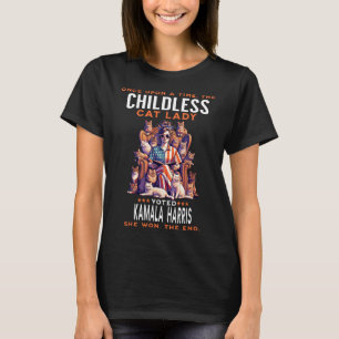 T-shirt Chat Lady Funny Kamala Harris 2024 Chat Propriétai