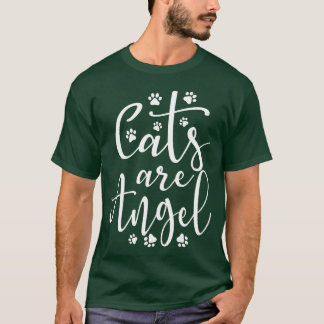 T-shirt Chat Les chats sont un cadeau Ange