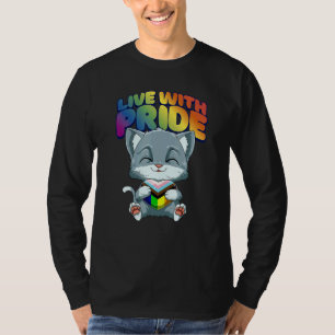 T-shirt Chat LGBTQ Progressiv Pride Transgenre Genre queer