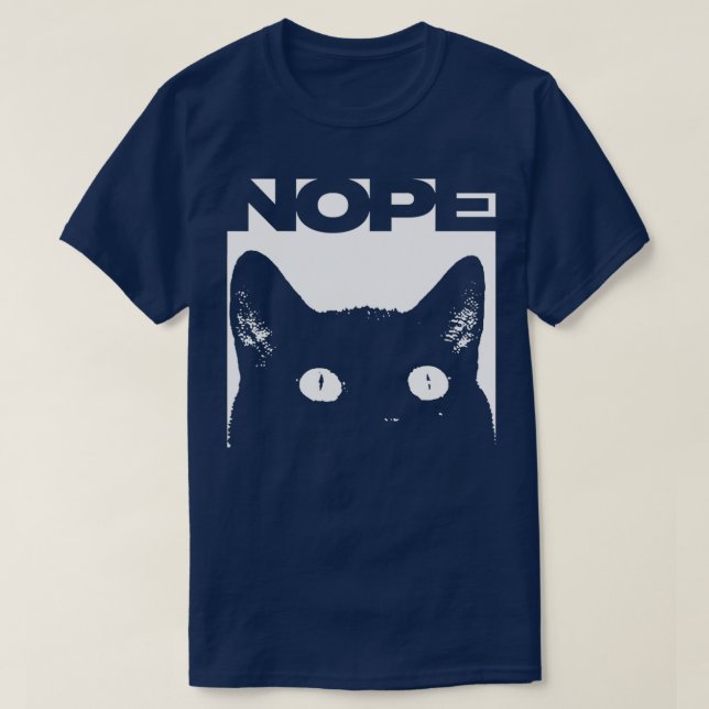 T-shirt Chat Lotta Nope Chat Kitty Meow entier (Design devant)