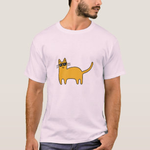 T-shirt Chat Lunettes de Soleil Cool