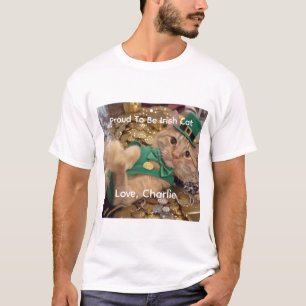 T-shirt Chat lutin de la Saint-Patrick 