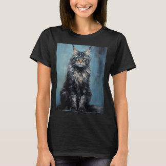 T-shirt chat Maine Coon