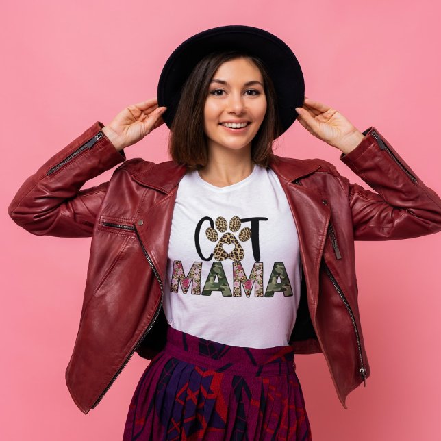 T-shirt Chat Mama Chat Maman Chemise (Créateur téléchargé)