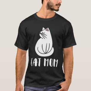 T-shirt Chat Maman Kitty Chats Moms Crazy Cat Lady