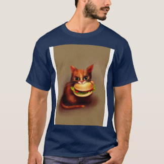 T-shirt Chat mangeur Burger 2