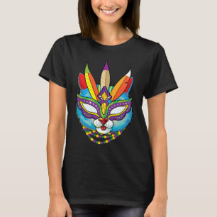 T-shirt Chat Mardi Gras  4