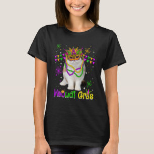 T-shirt Chat Mardi Gras Mignon Exotic Shorthair Carnaval