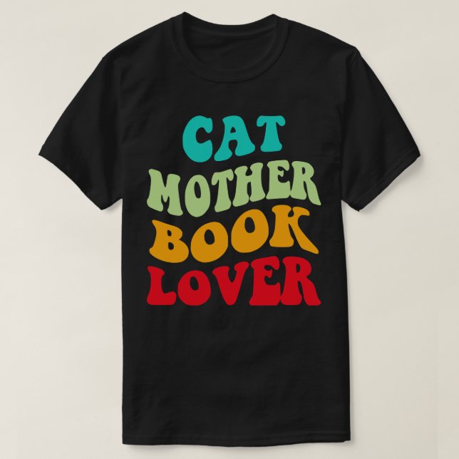 T-shirt Chat Mère livre Lover III (Design devant)