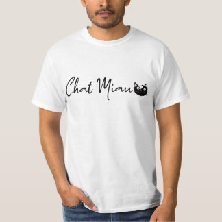 T-SHIRT Chat Miaou tête de chat