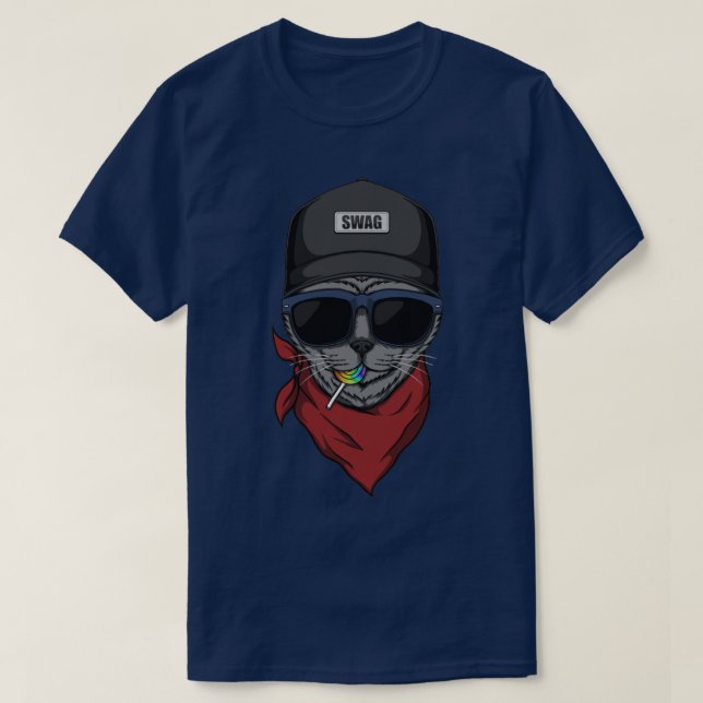 T-shirt chat mignon (Design devant)