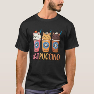 T-shirt Chat mignon Catpuccino Café Cappuccino Chaton mign