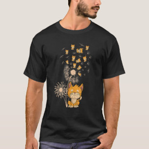 T-shirt Chat Mignon Chatons Chaton Pissenlit Animal Compa