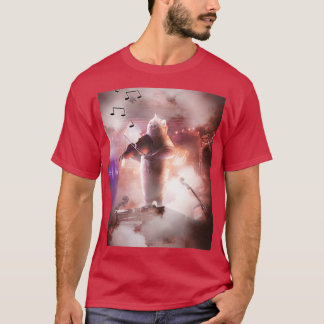 T-shirt Chat mignon drôle Jouer du violon