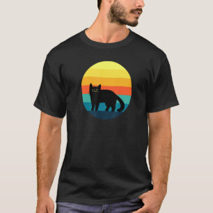 T-shirt chat mignon ensoleillé