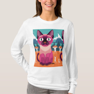 T-shirt chat mignon - Feline Fun Design