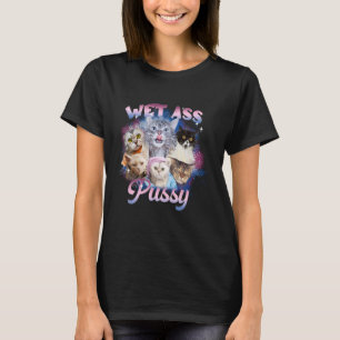 T-shirt Chat mouillé WAP Humour adulte Drôle pour hommes f