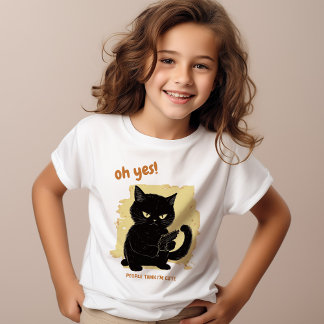 T-shirt Chat moyen amusant | Amusant