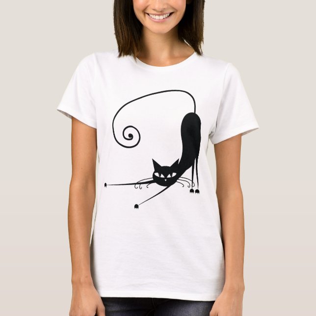 T-shirt Chat noir (Devant)