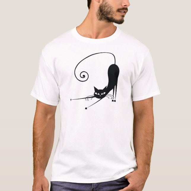 T-shirt Chat noir (Devant)