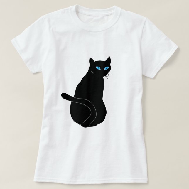 T-shirt Chat noir (Design devant)