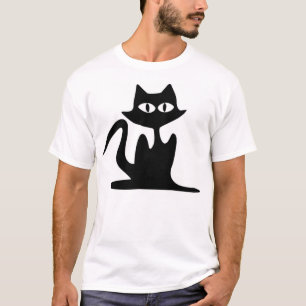 T-SHIRT CHAT NOIR