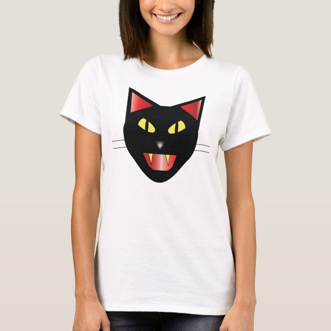 T-shirt Chat noir (Devant)